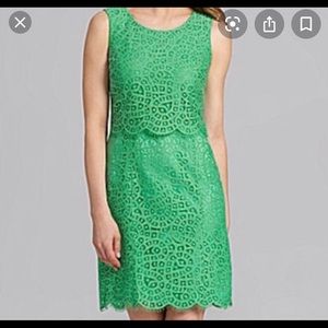 Antonio Melani green eyelet dress